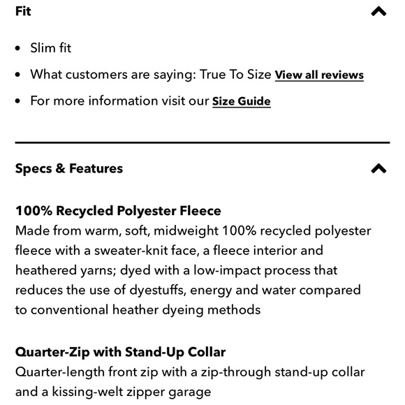 Women's Better Sweater® 1/4-Zip Fleece Large - Picture 4 of 6